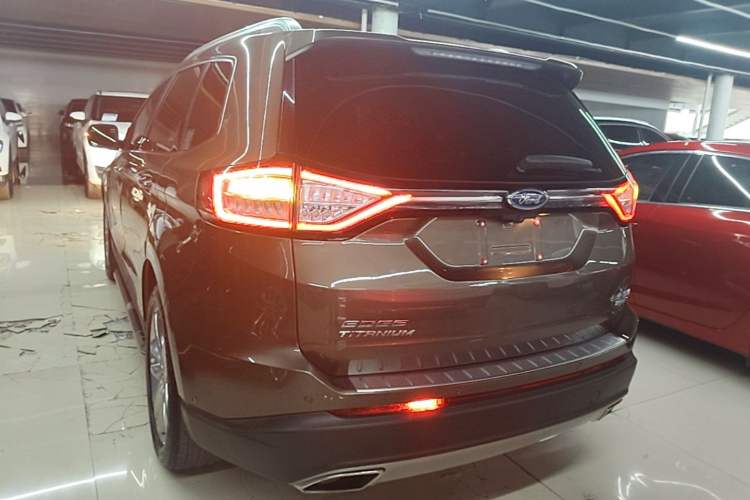 Used Ford Edge 2017 EcoBoost 245 Four-Wheel-Drive Flagship 7-Seater Rear Left 45 Deg