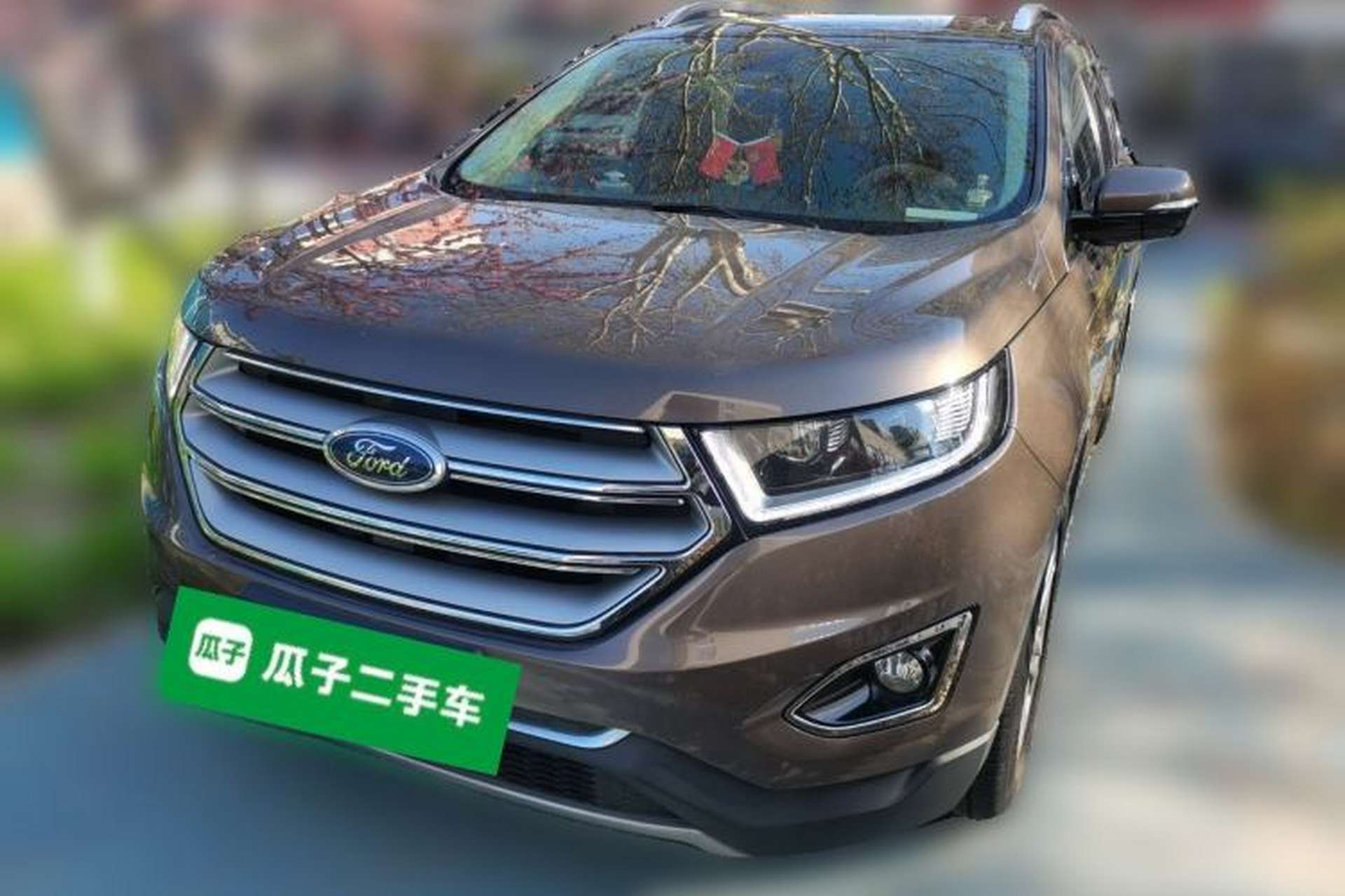 Used Ford Edge 2017 EcoBoost 245 Four-Wheel Drive Sporty 7-Seater Front Left 45 Deg