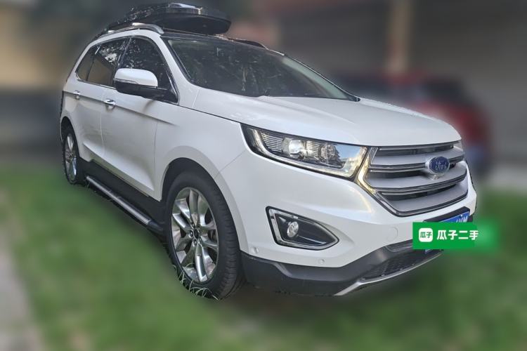 Used Ford Edge 2017 EcoBoost 245 Four-Wheel-Drive Flagship 7-Seater Front Right 45 Deg