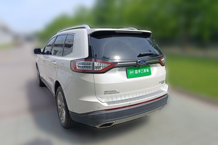 Used Ford Edge 2017 EcoBoost 245 Four-Wheel-Drive Flagship 7-Seater Rear Left 45 Deg