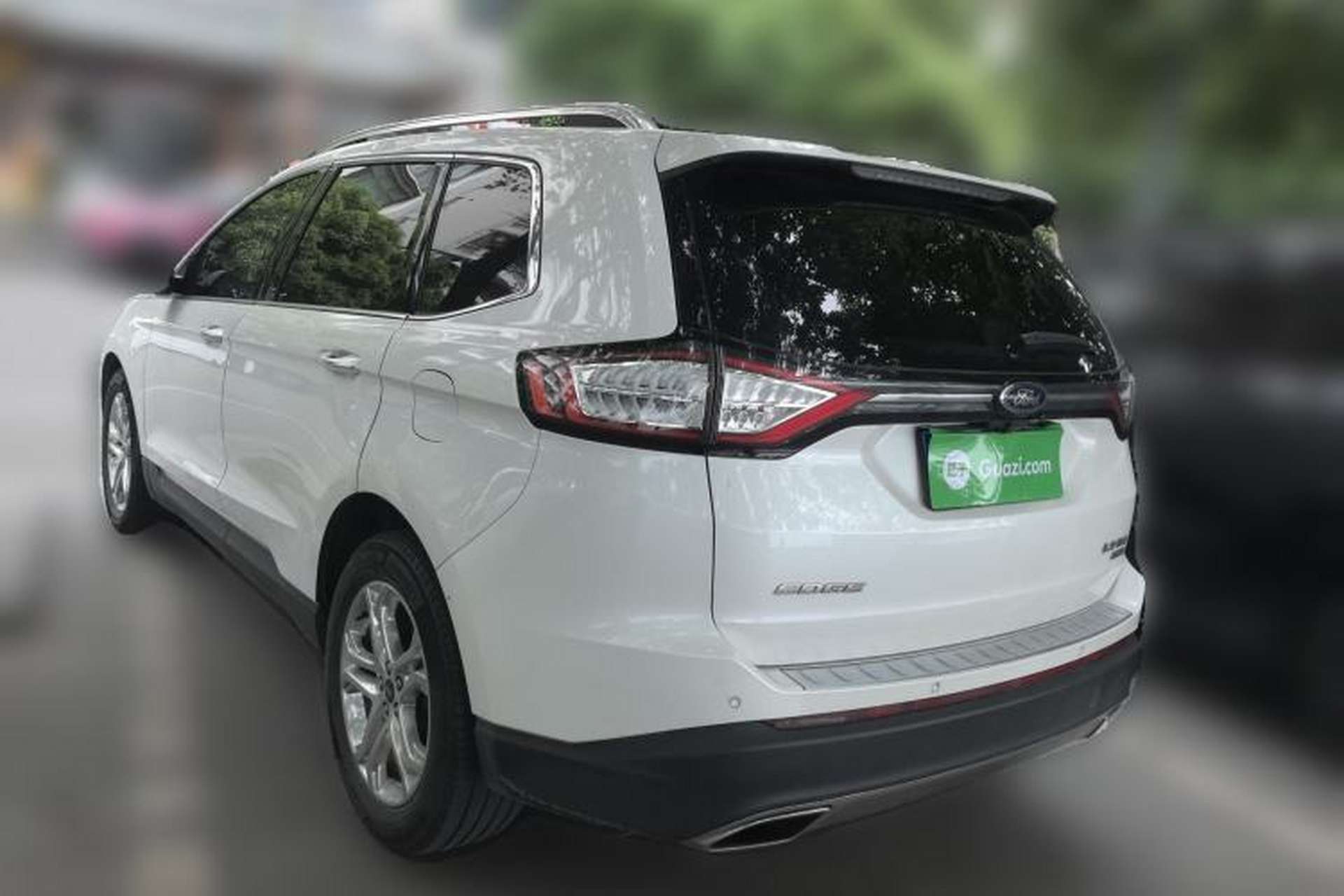 Used Ford Edge 2017 EcoBoost 245 Two-Wheel-Drive Sporty 7-Seater Rear Left 45 Deg