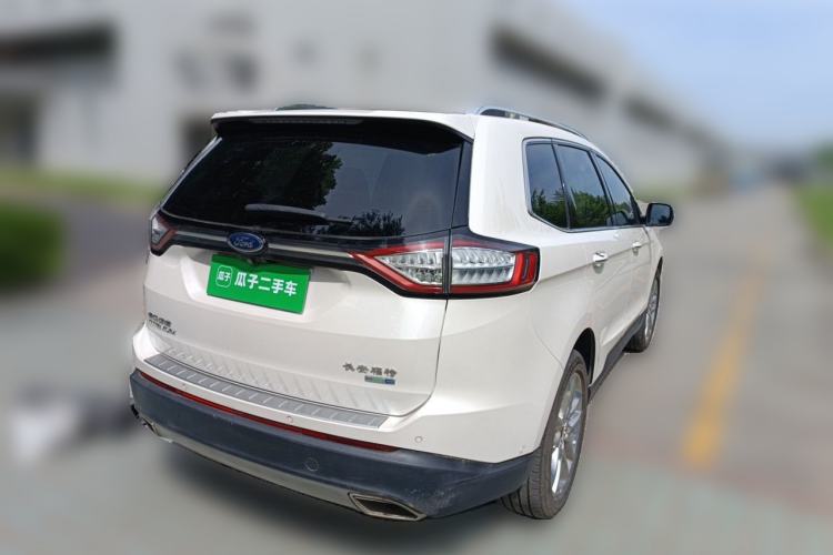 Used Ford Edge 2017 EcoBoost 245 Four-Wheel-Drive Flagship 7-Seater Rear Right 45 Deg