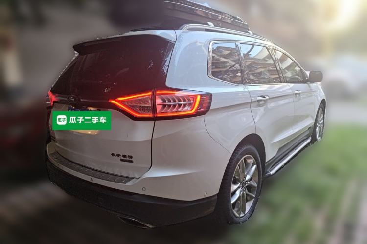 Used Ford Edge 2017 EcoBoost 245 Four-Wheel-Drive Flagship 7-Seater Rear Right 45 Deg