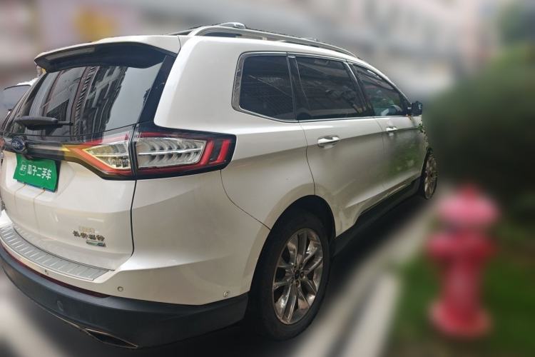 Used Ford Edge 2017 EcoBoost 245 Four-Wheel-Drive Flagship 7-Seater Rear Right 45 Deg
