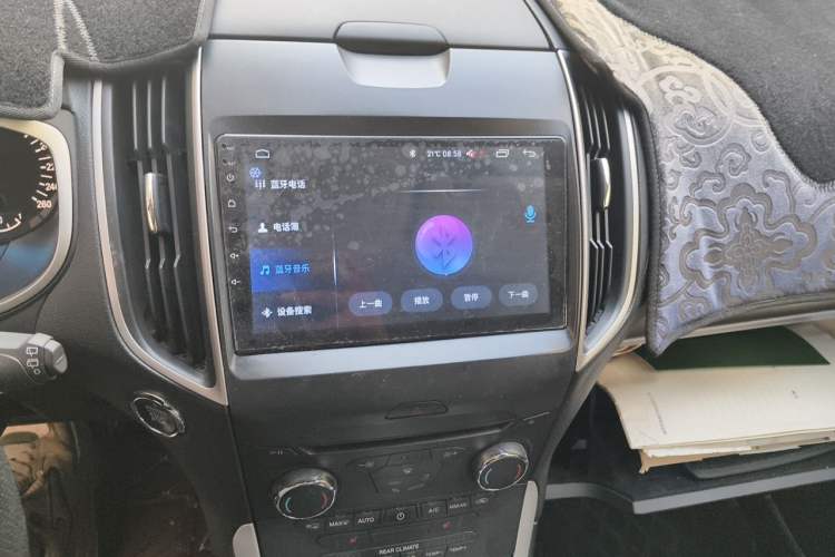 Used Ford Edge 2018 EcoBoost 245 Two-Wheel-Drive Platinum Edition 7-Seater China VI Standard Audio And AC Panel