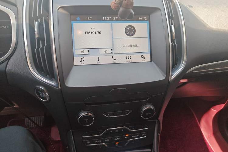 Used Ford Edge 2018 EcoBoost 245 Two-Wheel-Drive Titanium 7-Seater China V Standard Audio And AC Panel