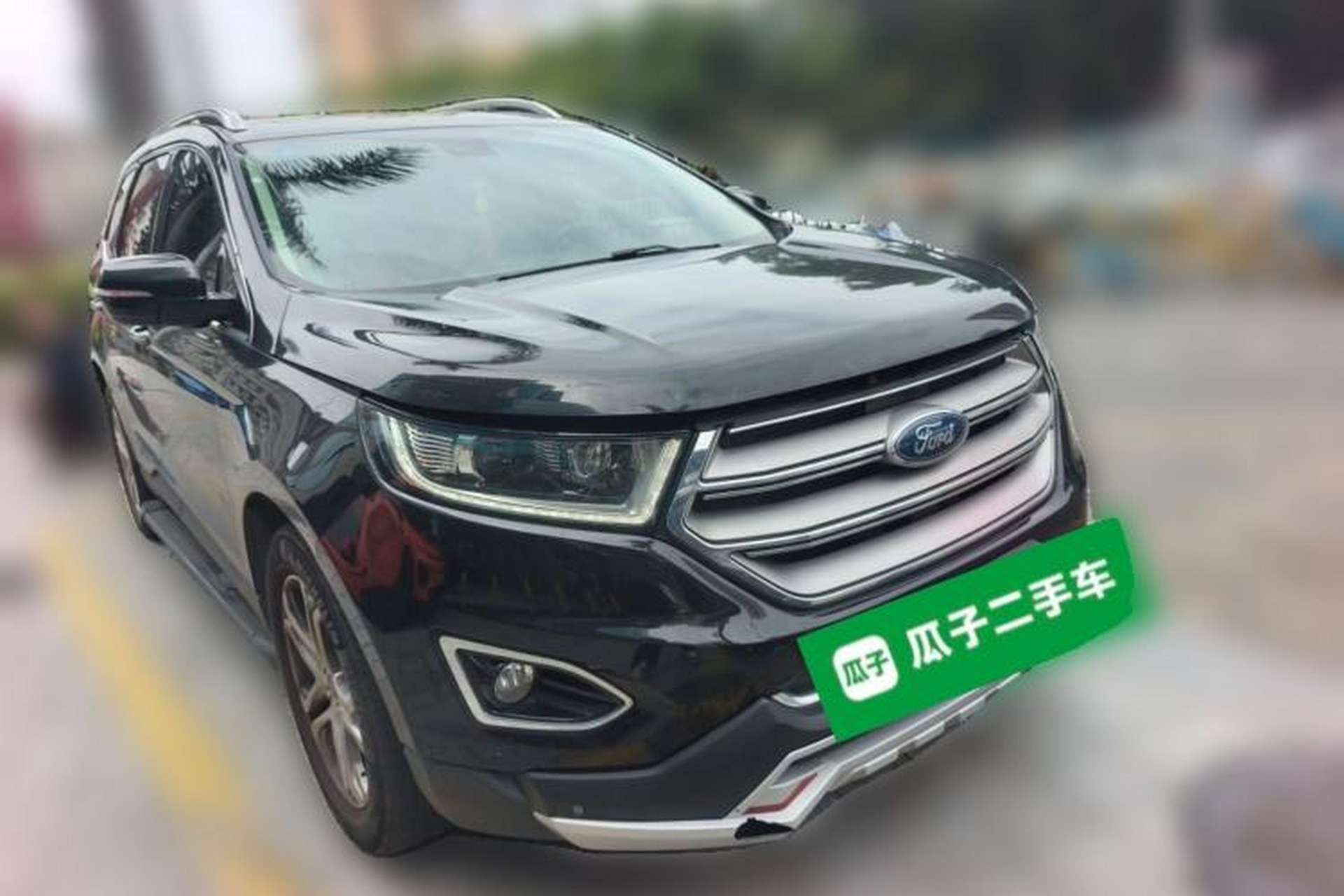 Used Ford Edge 2018 EcoBoost 245 Four-Wheel Drive Titanium 7-Seater Front Right 45 Deg