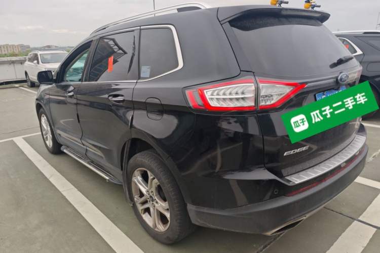 Used Ford Edge 2018 EcoBoost 245 Four-Wheel Drive Titanium 7-Seater Rear Left 45 Deg