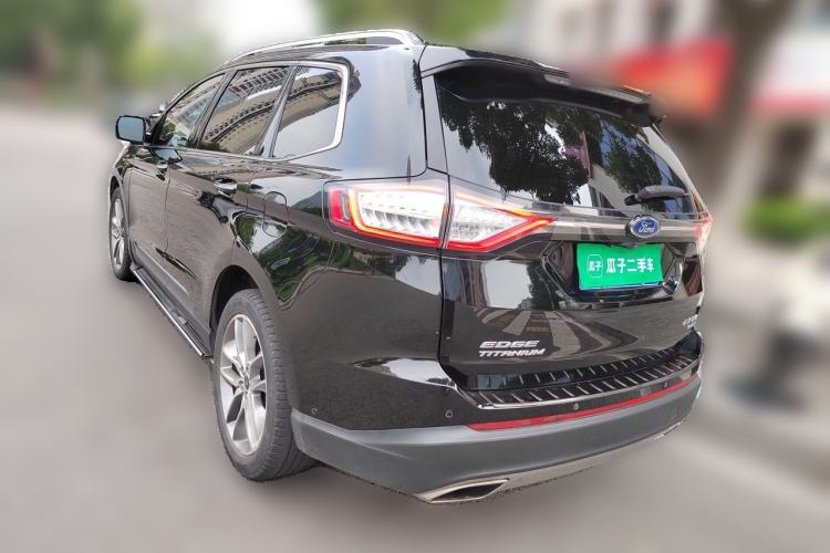 Used Ford Edge 2018 EcoBoost 245 Four-Wheel Drive Titanium 7-Seater Rear Left 45 Deg