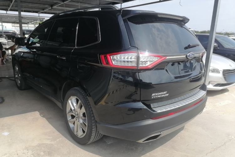 Used Ford Edge 2018 EcoBoost 245 Four-Wheel Drive Titanium 7-Seater Rear Left 45 Deg