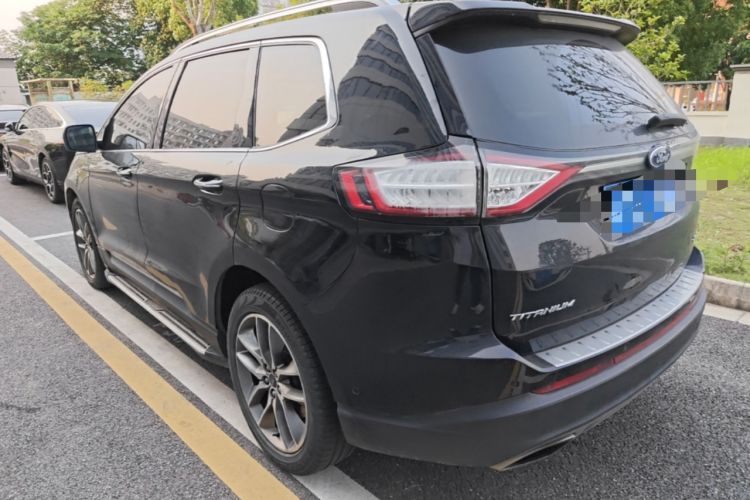 Used Ford Edge 2018 EcoBoost 245 Four-Wheel Drive Titanium 7-Seater Rear Left 45 Deg