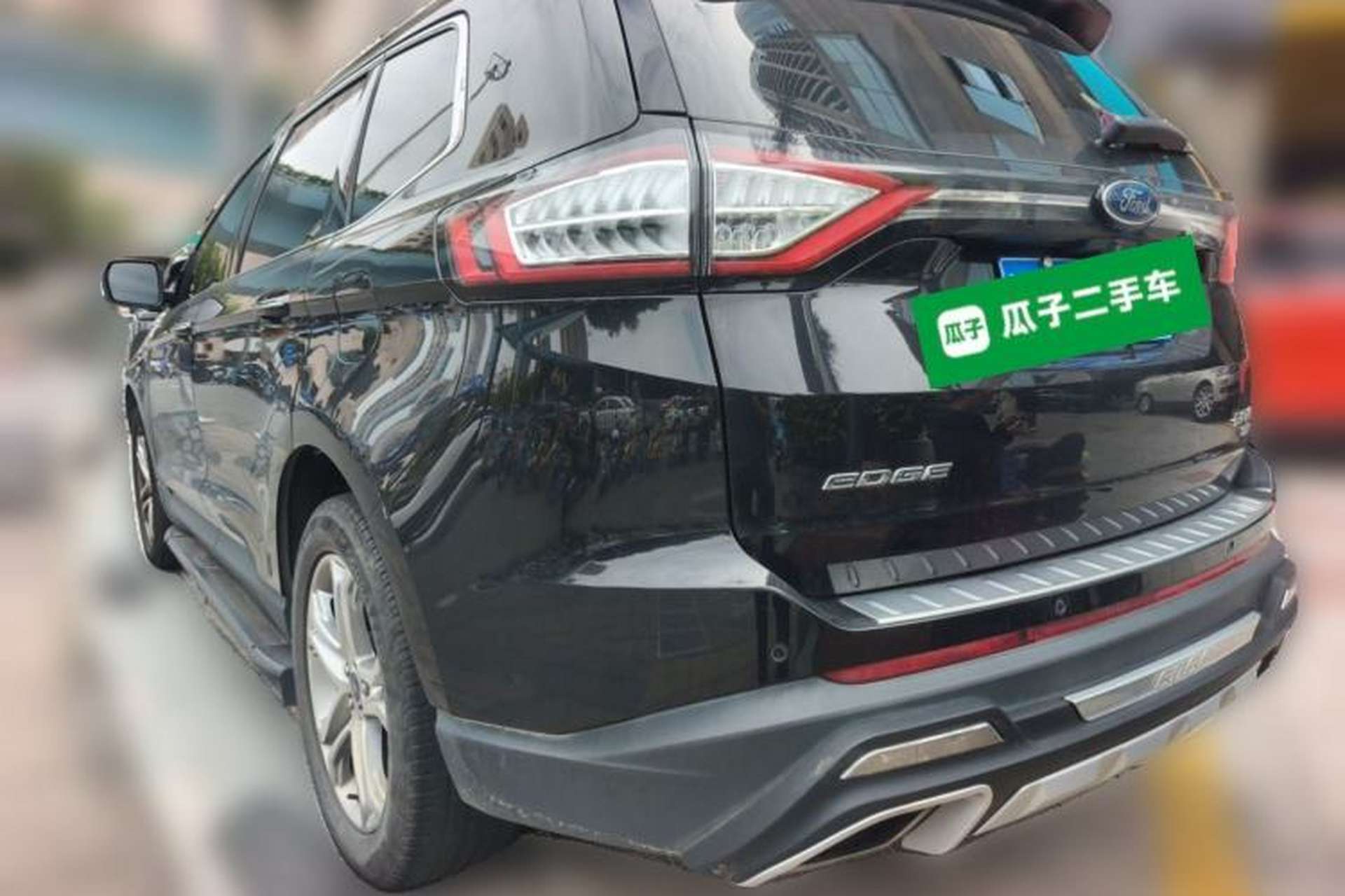 Used Ford Edge 2018 EcoBoost 245 Four-Wheel Drive Titanium 7-Seater Rear Left 45 Deg