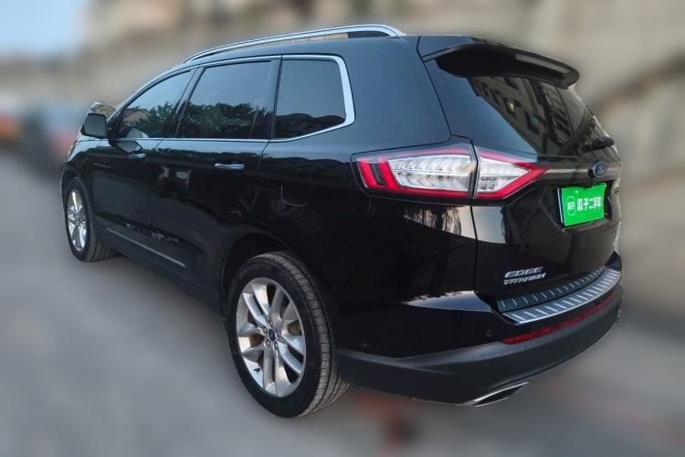 Used Ford Edge 2018 EcoBoost 245 Four-Wheel Drive Titanium 7-Seater Rear Left 45 Deg