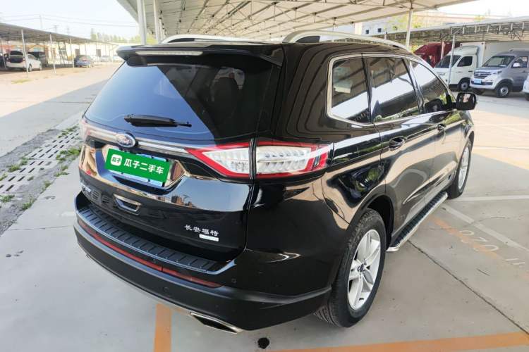 Used Ford Edge 2018 EcoBoost 245 Two-Wheel-Drive Platinum Edition 7-Seater China V Emission Standard Rear Right 45 Deg
