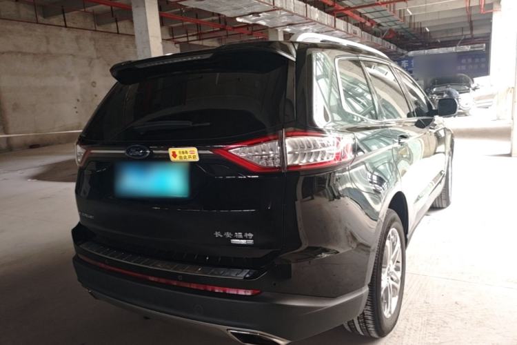 Used Ford Edge 2018 EcoBoost 245 Four-Wheel Drive Titanium 7-Seater Rear Right 45 Deg