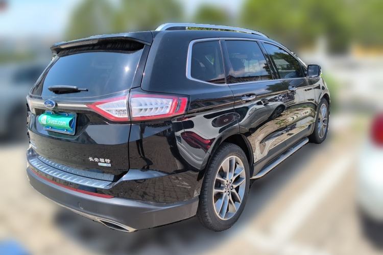 Used Ford Edge 2018 EcoBoost 245 Four-Wheel Drive Titanium 7-Seater Rear Right 45 Deg
