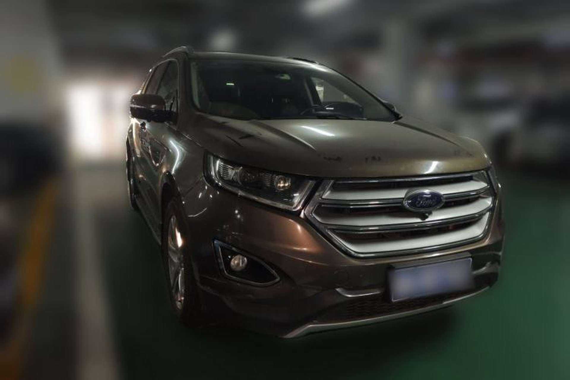 Used Ford Edge 2018 EcoBoost 245 Four-Wheel Drive Titanium 7-Seater Front Right 45 Deg