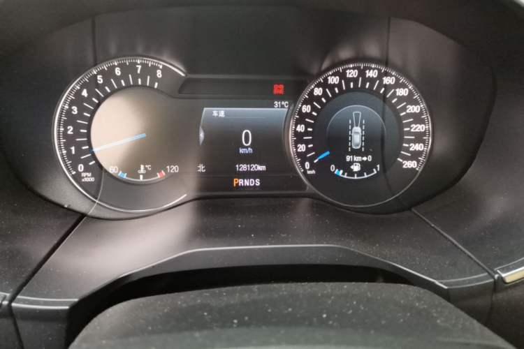 Used Ford Edge 2018 EcoBoost 245 Four-Wheel Drive Titanium 7-Seater Odometer Close Up
