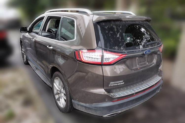 Used Ford Edge 2018 EcoBoost 245 Four-Wheel Drive Titanium 7-Seater Rear Left 45 Deg