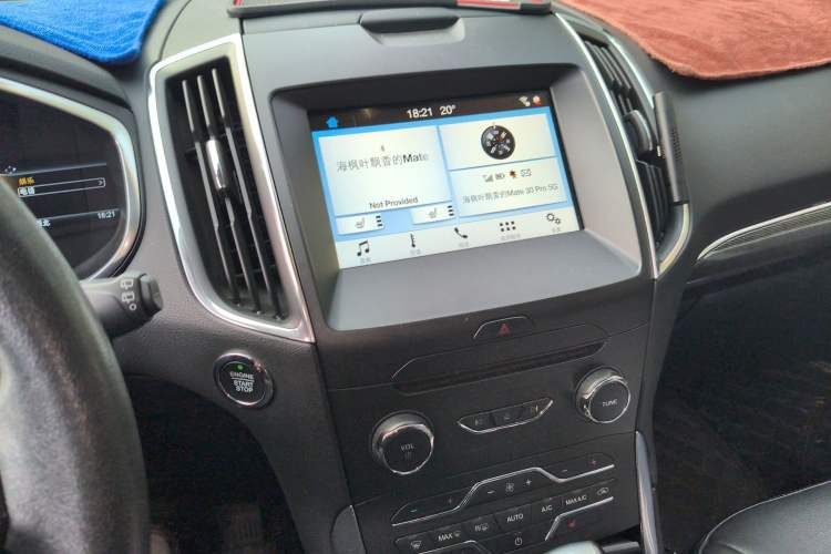 Used Ford Edge 2018 EcoBoost 245 Two-Wheel-Drive Titanium 7-Seater China V Standard Audio And AC Panel