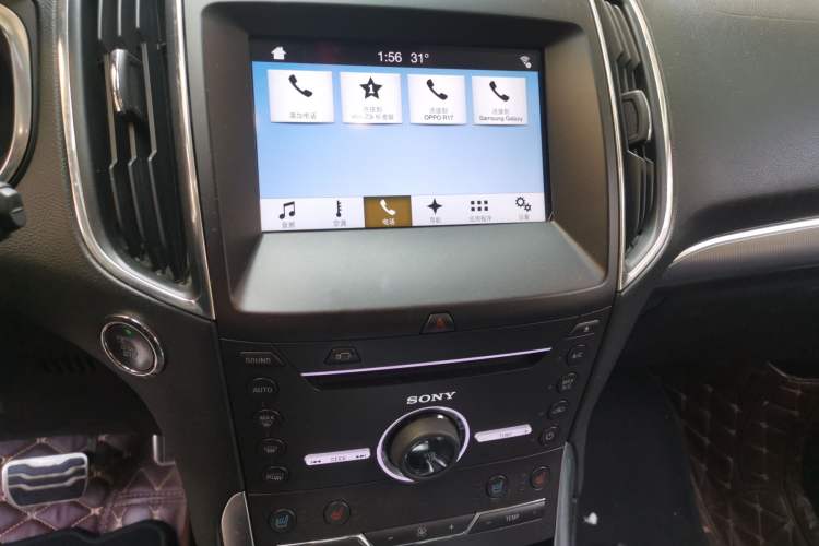 Used Ford Edge 2018 EcoBoost 245 Four-Wheel Drive Flagship Model 7 Seats Audio And AC Panel
