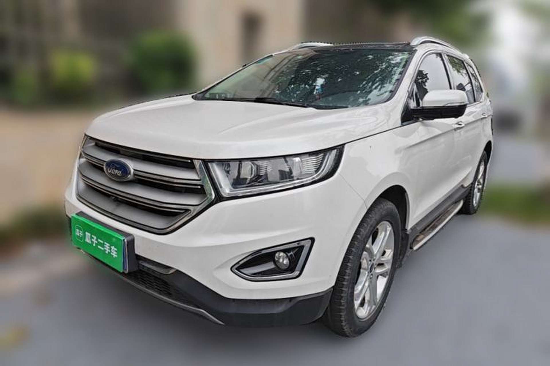 Used Ford Edge 2018 EcoBoost 245 Four-Wheel Drive Titanium 7-Seater Front Left 45 Deg
