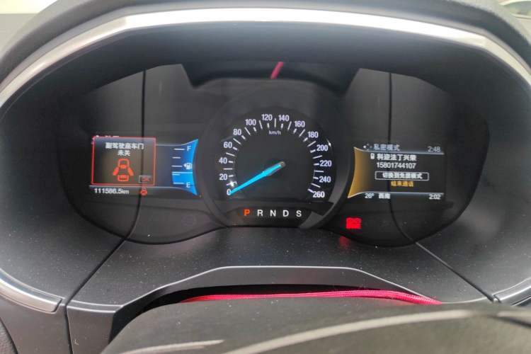 Used Ford Edge 2018 EcoBoost 245 Two-Wheel-Drive Titanium 7-Seater China VI Standard Instrument Cluster