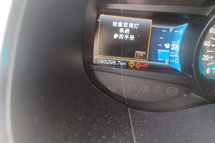 Used Ford Edge 2018 EcoBoost 245 Two-Wheel-Drive Sporty 7-Seater Odometer Close Up