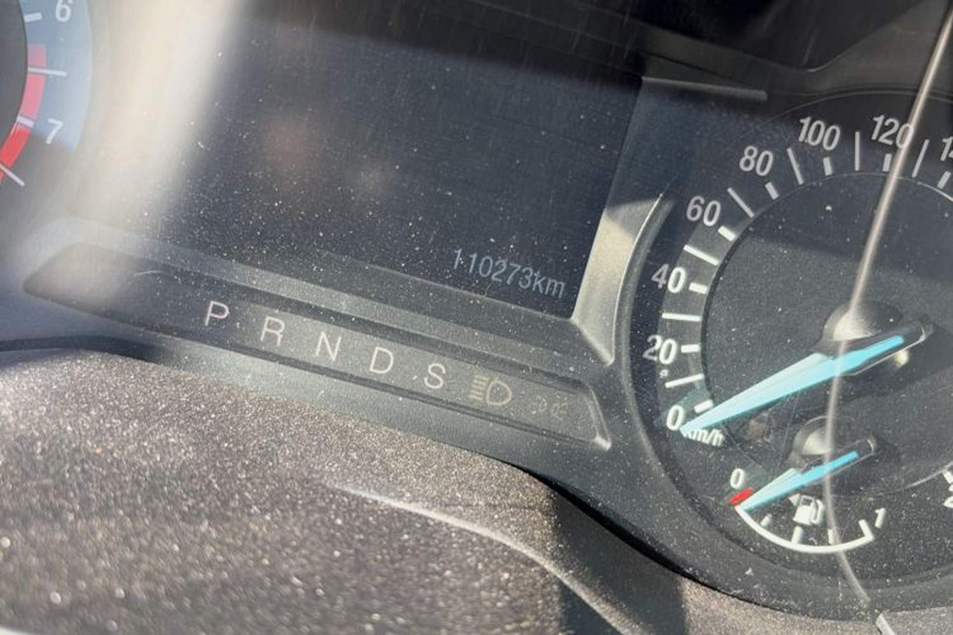 Used Ford Edge 2018 EcoBoost 245 Two-Wheel-Drive Platinum Edition 7-Seater China V Emission Standard Odometer Close Up