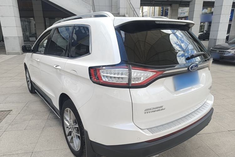 Used Ford Edge 2018 EcoBoost 245 Four-Wheel Drive Titanium 7-Seater Rear Left 45 Deg