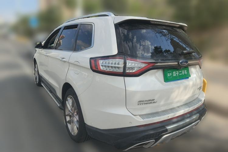 Used Ford Edge 2018 EcoBoost 245 Four-Wheel Drive Titanium 7-Seater Rear Left 45 Deg