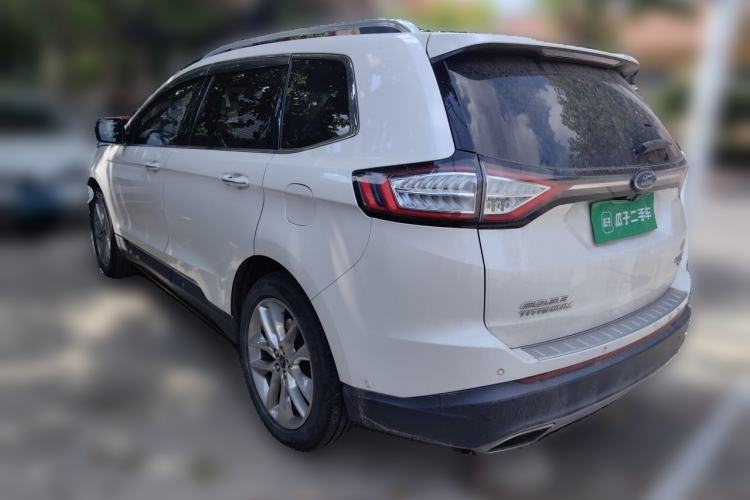 Used Ford Edge 2018 EcoBoost 245 Four-Wheel Drive Titanium 7-Seater Rear Left 45 Deg