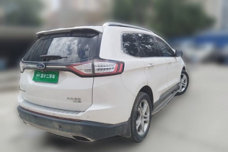Used Ford Edge 2018 EcoBoost 245 Four-Wheel Drive Titanium 7-Seater Rear Right 45 Deg