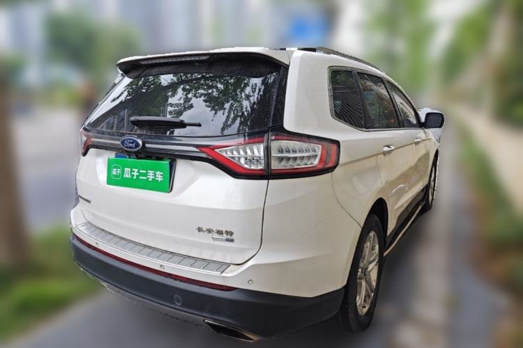 Used Ford Edge 2018 EcoBoost 245 Four-Wheel Drive Titanium 7-Seater Rear Right 45 Deg