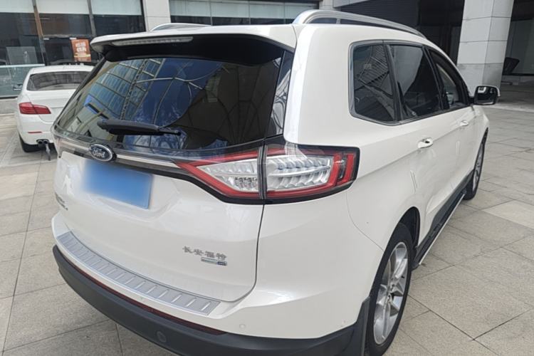 Used Ford Edge 2018 EcoBoost 245 Four-Wheel Drive Titanium 7-Seater Rear Right 45 Deg