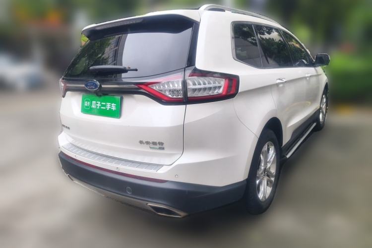 Used Ford Edge 2018 EcoBoost 245 Four-Wheel Drive Titanium 7-Seater Rear Right 45 Deg
