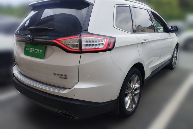 Used Ford Edge 2018 EcoBoost 245 Four-Wheel Drive Titanium 7-Seater Rear Right 45 Deg