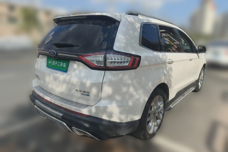 Used Ford Edge 2018 EcoBoost 245 Four-Wheel Drive Titanium 7-Seater Rear Right 45 Deg