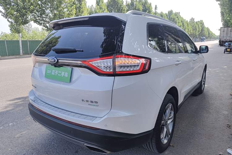 Used Ford Edge 2018 EcoBoost 245 Two-Wheel-Drive Titanium 7-Seater China V Standard Rear Right 45 Deg