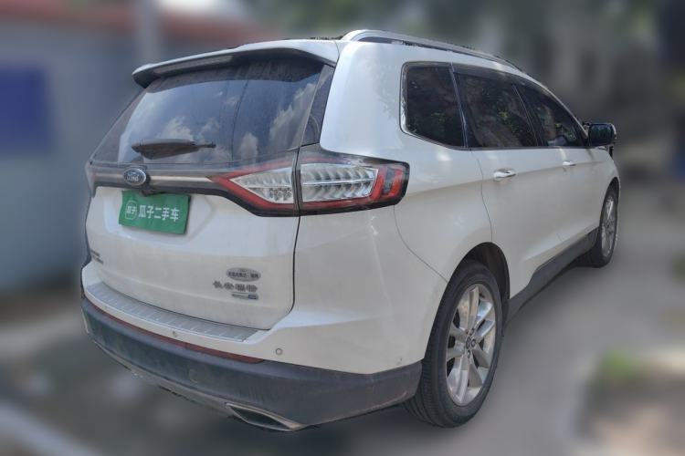 Used Ford Edge 2018 EcoBoost 245 Four-Wheel Drive Titanium 7-Seater Rear Right 45 Deg