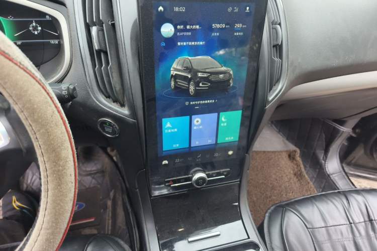 Used Ford Edge 2020 EcoBoost 245 Two-Wheel-Drive Platinum Edition 5 Seats Audio And AC Panel