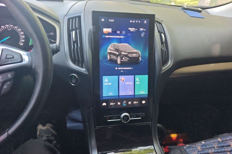 Used Ford Edge 2020 EcoBoost 245 Two-Wheel-Drive Platinum Edition 5 Seats Audio And AC Panel
