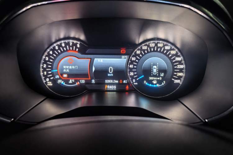 Used Ford Edge 2020 EcoBoost 245 Two-Wheel Drive Titanium 7-Seater Instrument Cluster
