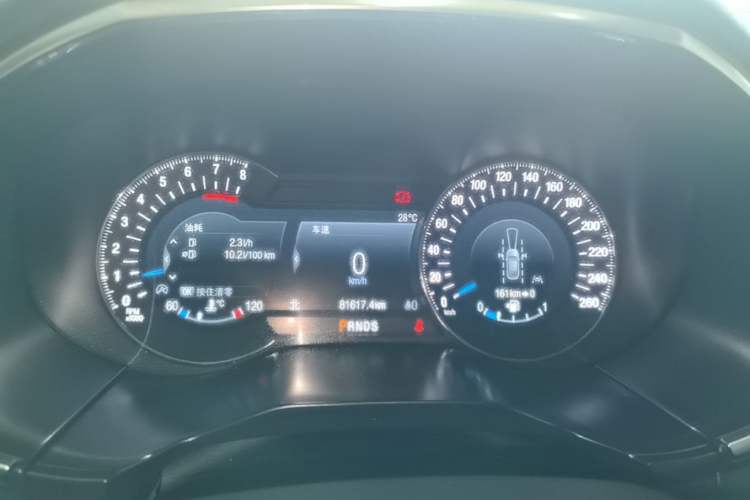 Used Ford Edge 2020 EcoBoost 245 Two-Wheel Drive Titanium 7-Seater Instrument Cluster