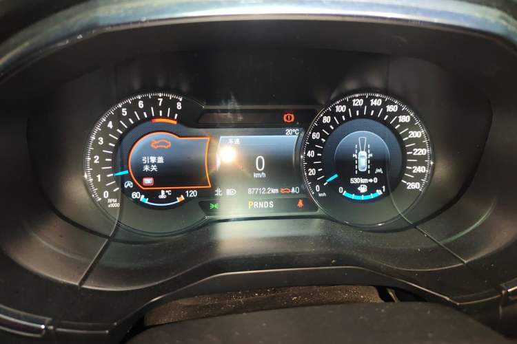 Used Ford Edge 2020 EcoBoost 245 Two-Wheel Drive Titanium 7-Seater Instrument Cluster