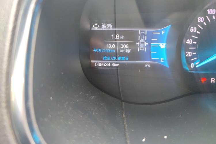Used Ford Edge 2020 EcoBoost 245 2WD ST-Line 5-seater Odometer Close Up