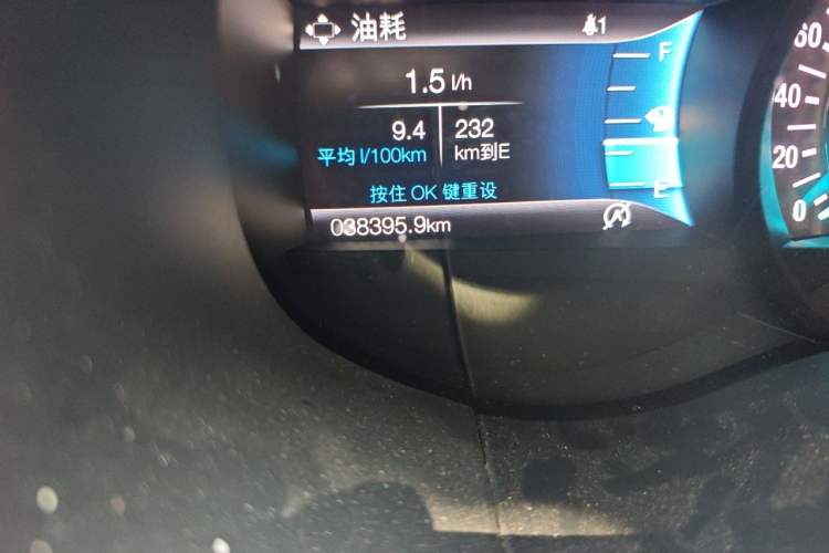 Used Ford Edge 2020 EcoBoost 245 Two-Wheel-Drive Platinum Edition 5 Seats Odometer Close Up