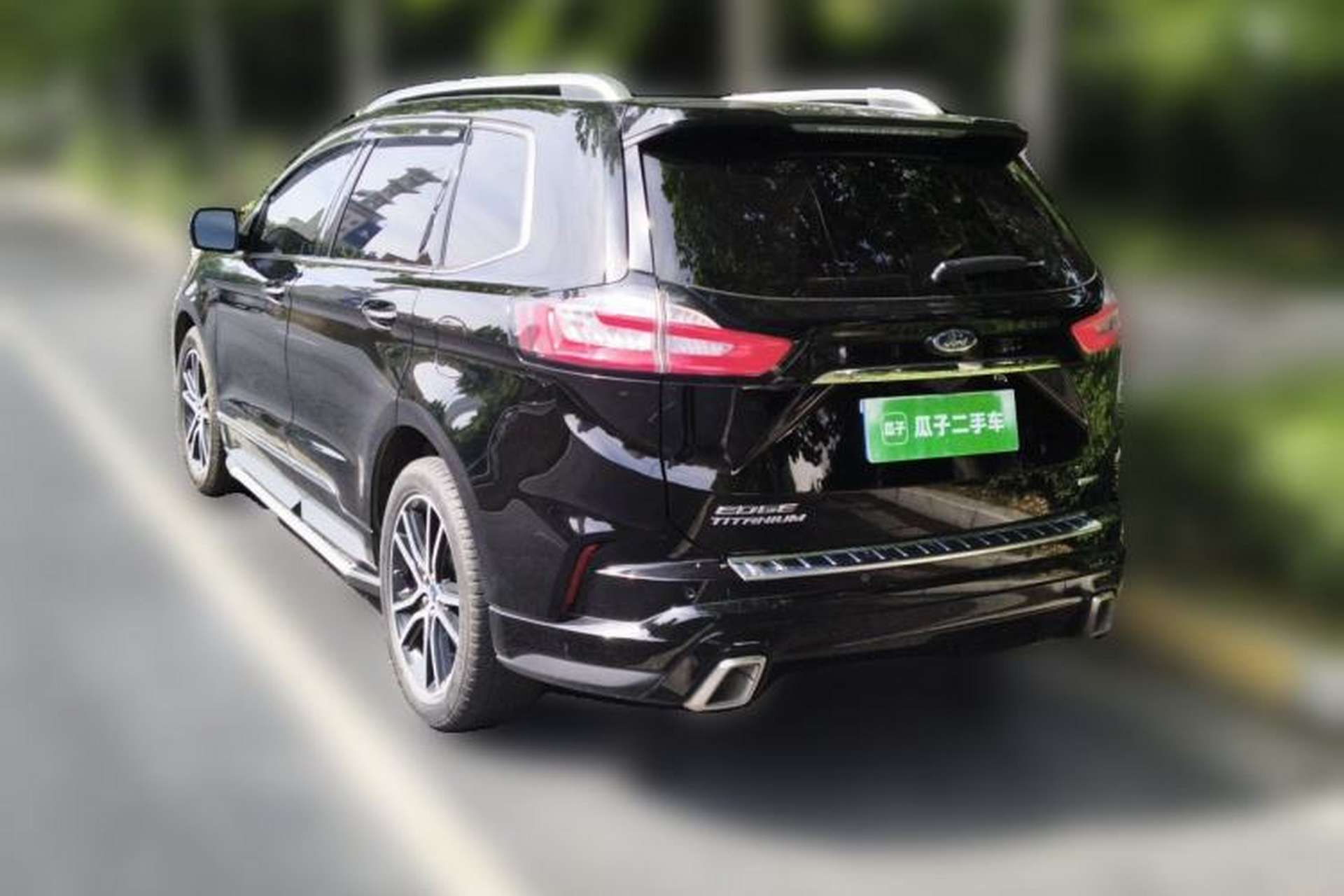 Used Ford Edge 2020 EcoBoost 245 Two-Wheel Drive Titanium 7-Seater Rear Left 45 Deg