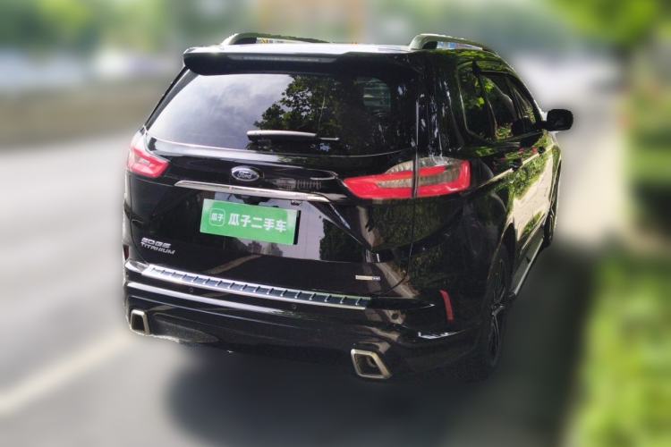Used Ford Edge 2020 EcoBoost 245 Two-Wheel Drive Titanium 7-Seater Rear Right 45 Deg