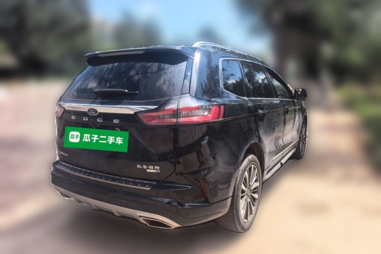 Used Ford Edge 2020 EcoBoost 245 Two-Wheel Drive Titanium 7-Seater Rear Right 45 Deg